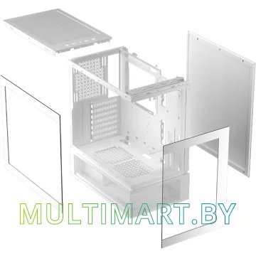 Корпус 1stPlayer Miku Mi7-A (Mi7-A-WH-2F1R-W-1F1-W) картинка 6